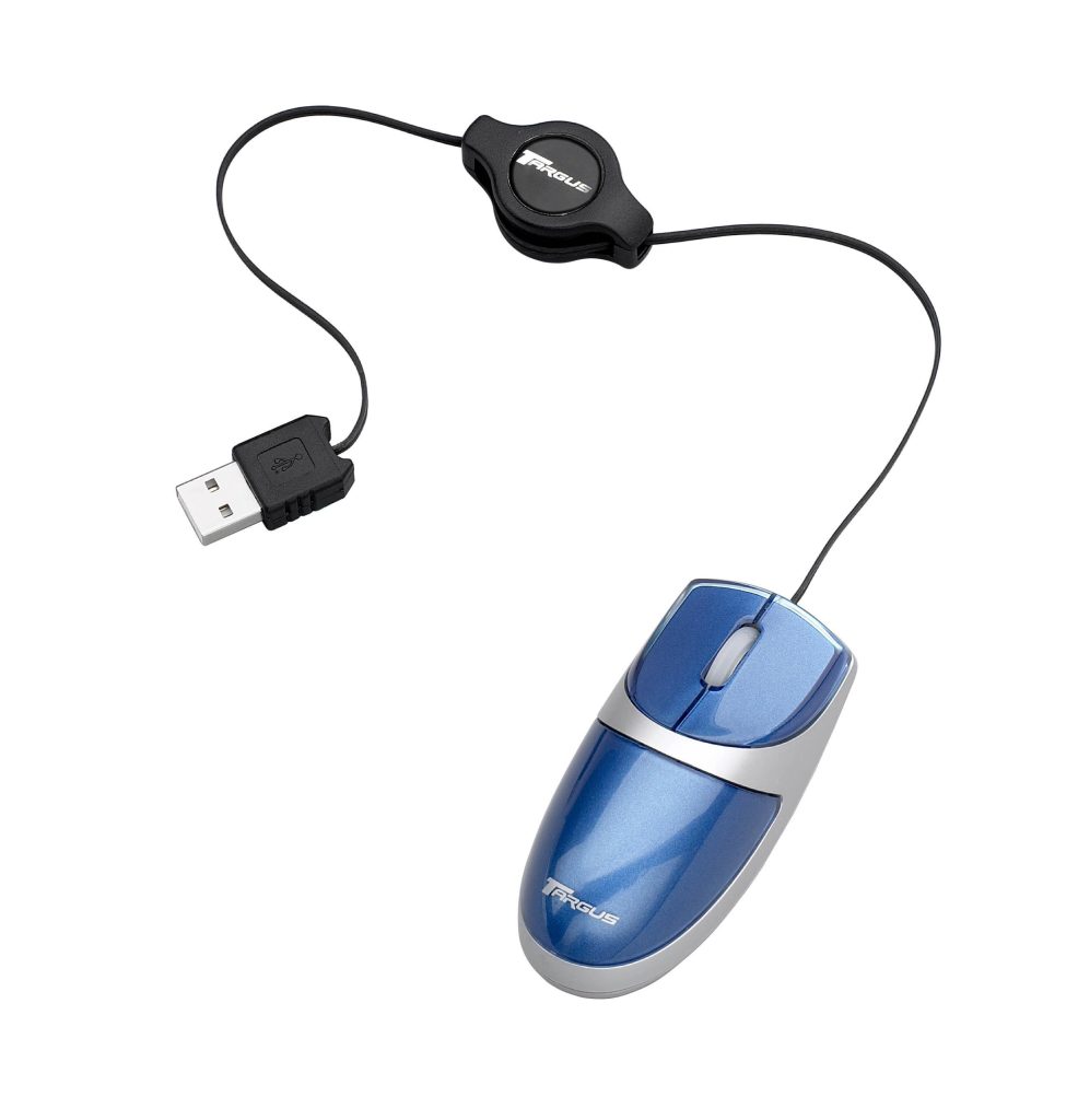 Targus Mini Optical Retractable mouse USB Type-A 800 DPI