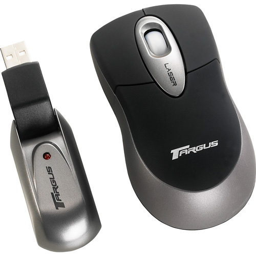 Targus Notebook Wireless Rechargeable Laser mouse RF Wireless 800 DPI