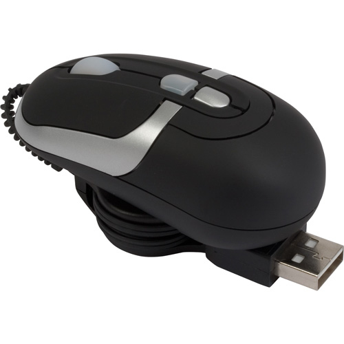 Targus Retractable Stow-N-Go Laser Netbook mouse USB Type-A 1600 DPI
