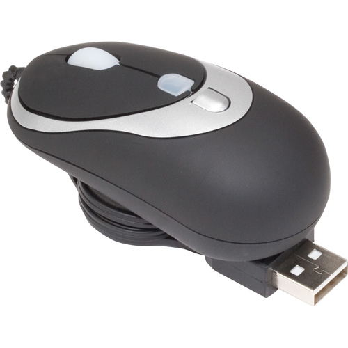 Targus Retractable Stow-N-Go Ultra-Portable mouse USB Type-A Optical 1500 DPI