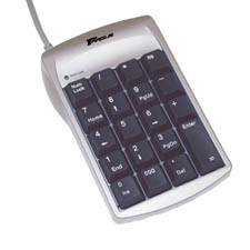 Targus USB Ultra Mini Keypad keyboard Platinum