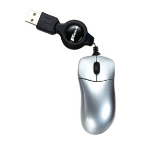 Targus Ultra Mini Retractable Optical mouse USB Type-A