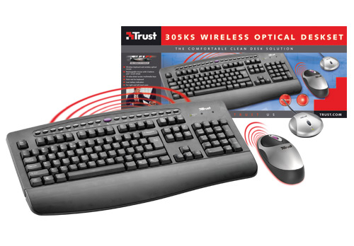 Trust 305KS keyboard RF Wireless