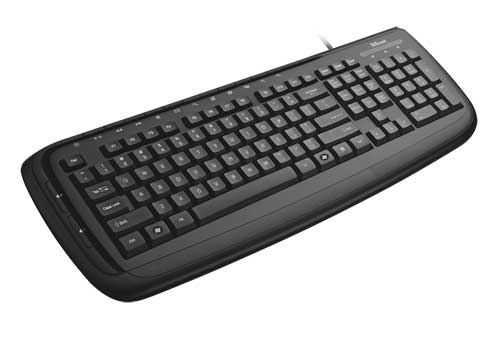 Trust BlackStream DE keyboard USB QWERTY Black