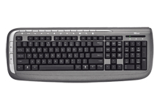 Trust BlackStream keyboard USB Black