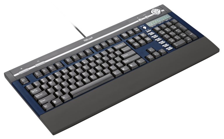 Trust Calculator KB-1600 keyboard USB QWERTY Black
