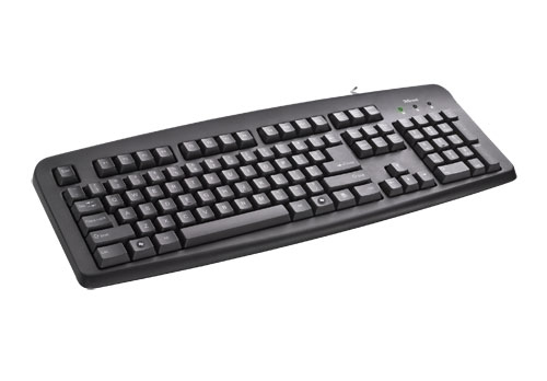 Trust ClassicLine keyboard USB QWERTY Black