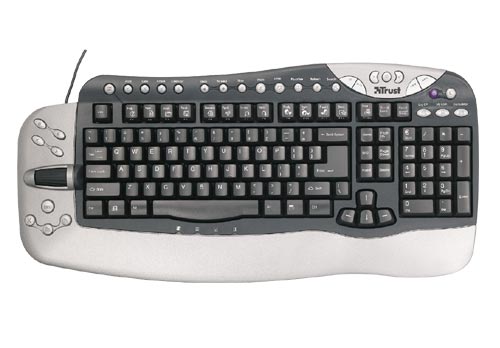 Trust EASY SCROLL keyboard USB + PS/2