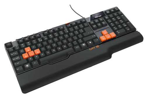 Trust GXT 18 Gaming keyboard USB Czech Black