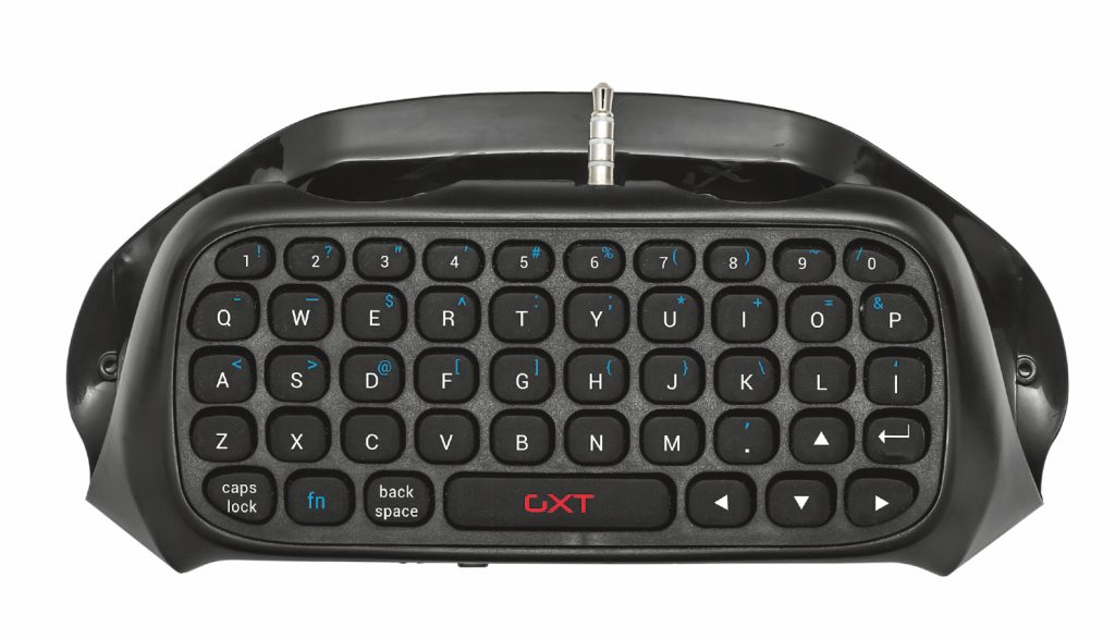 Trust GXT 252 PS4 Snap-on ES keyboard Gaming Bluetooth QWERTY Spanish Black
