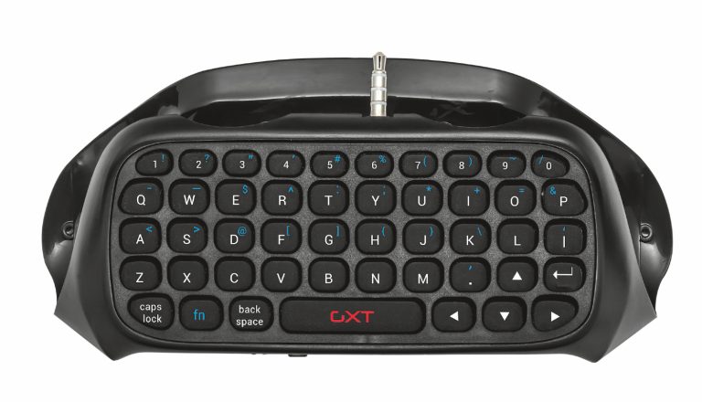 Trust GXT 252 PS4 Snap-on ES keyboard Gaming Bluetooth QWERTY Spanish Black