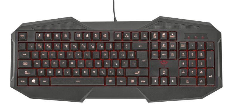 Trust GXT 830 gaming ND keyboard USB QWERTY English Black