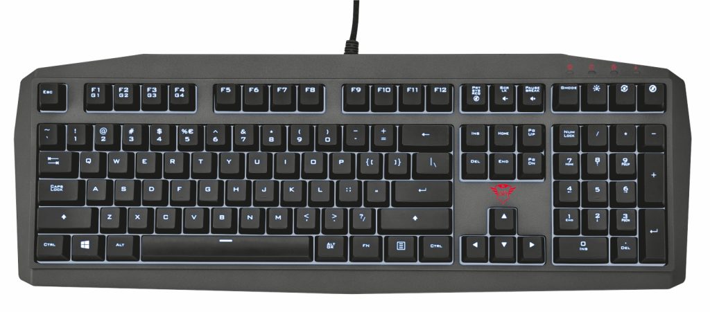 Trust GXT 880 Mechanical Gaming DE keyboard USB QWERTZ German Black