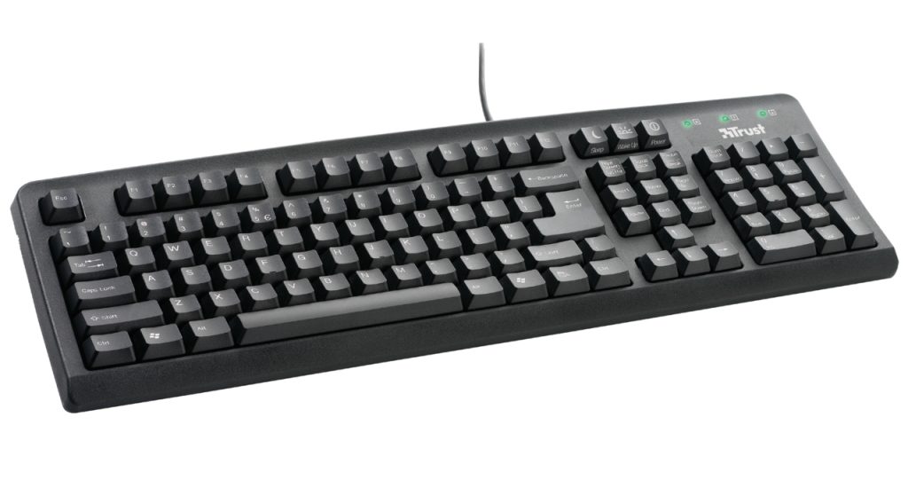 Trust KB-1120 keyboard PS/2 Black