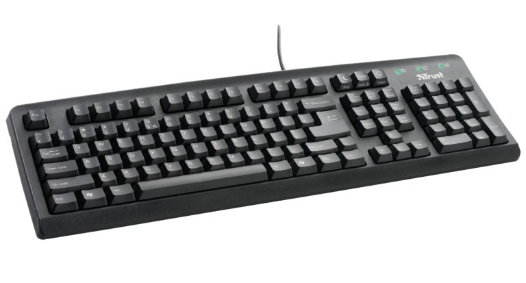 Trust KB-1120 keyboard PS/2 Black