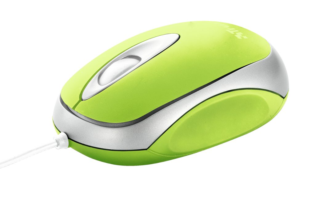 Trust Mini Travel - Lime mouse USB Type-A Optical