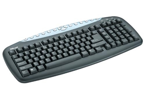 Trust Multimedia KB-1150 FR keyboard PS/2 Black