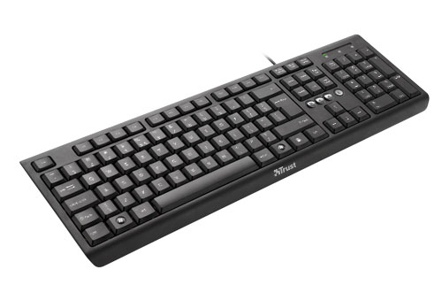 Trust Onyx , IT keyboard USB QWERTY Black