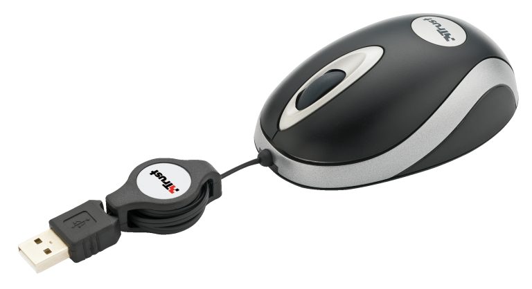 Trust Optical Combi Mini MI-2550Xp mouse USB Type-A + PS/2