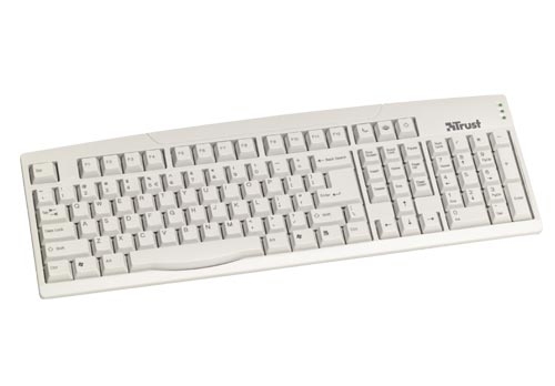 Trust Power+ FR keyboard PS/2 QWERTY White