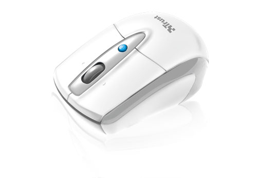 Trust Retractable Laser Mini for Mac mouse USB Type-A 1600 DPI