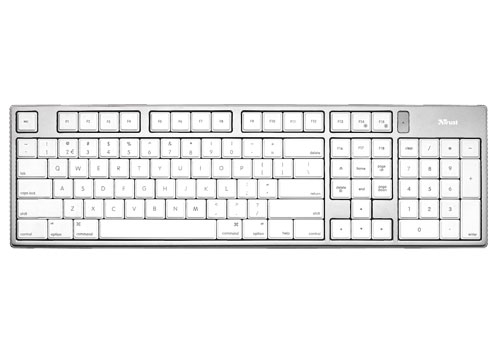 Trust Slimline Aluminium for Mac IT keyboard USB