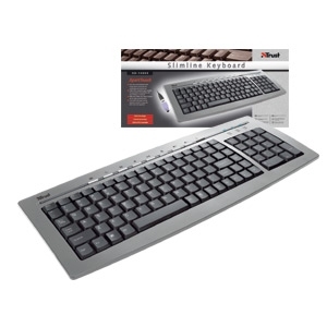 Trust Slimline KB-1400S SE keyboard USB + PS/2