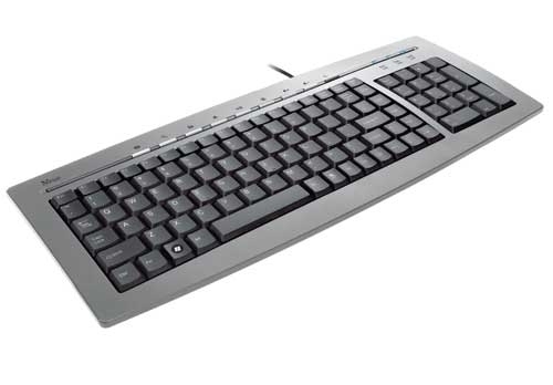 Trust Slimline KB-1400S, SK keyboard USB + PS/2