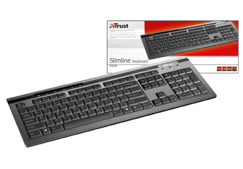 Trust Slimline KB-1450 DE keyboard USB