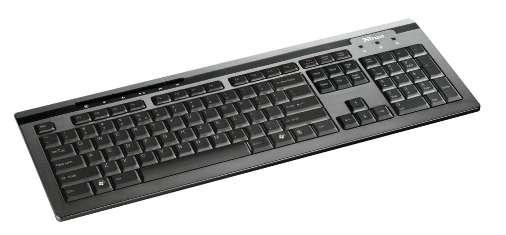 Trust Slimline KB-1450 keyboard USB Black
