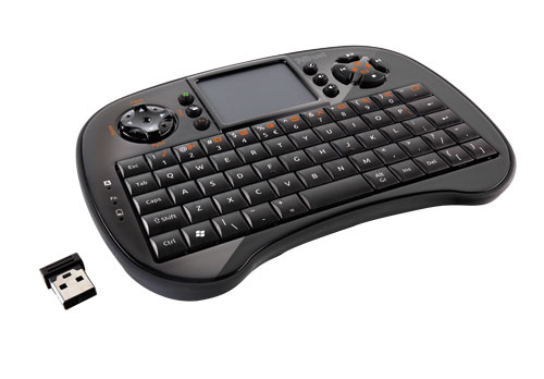 Trust Tocamy Wireless Entertain keyboard RF Wireless Black
