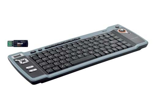 Trust Vista Remote KB-2950 IT keyboard RF Wireless Black