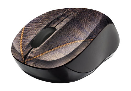 Trust Vivy Wireless Mini - Denim Jeans mouse RF Wireless Optical 800 DPI