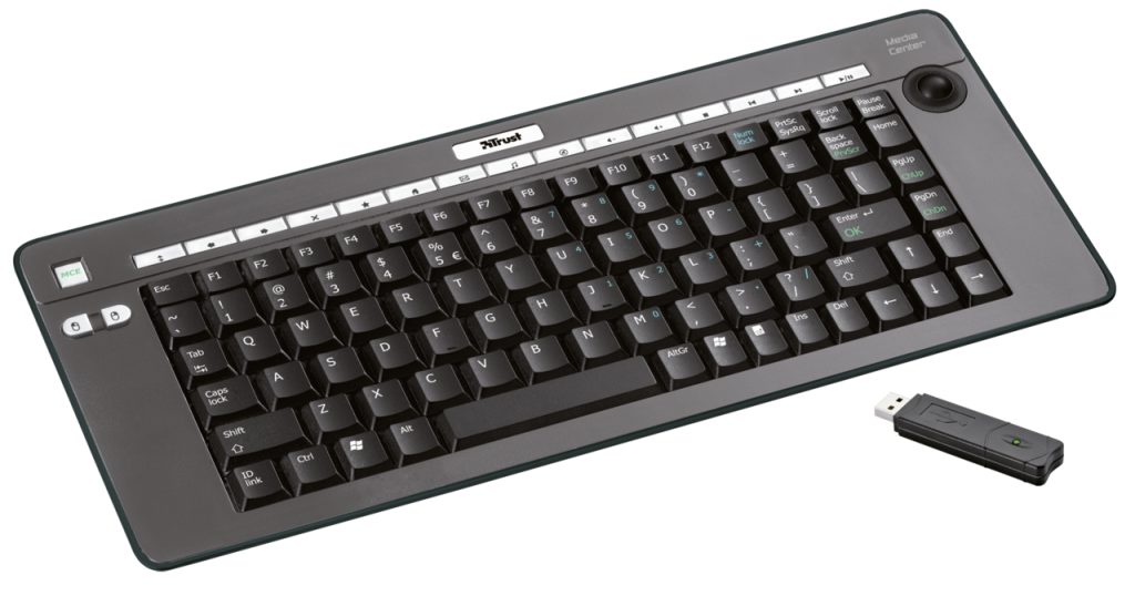 Trust Wireless Media Center KB-2900 keyboard RF Wireless QWERTY Black