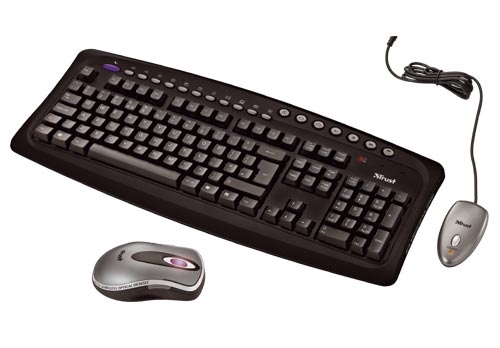 Trust Wireless + Mouse keyboard Mouse included RF Wireless QWERTY Black
