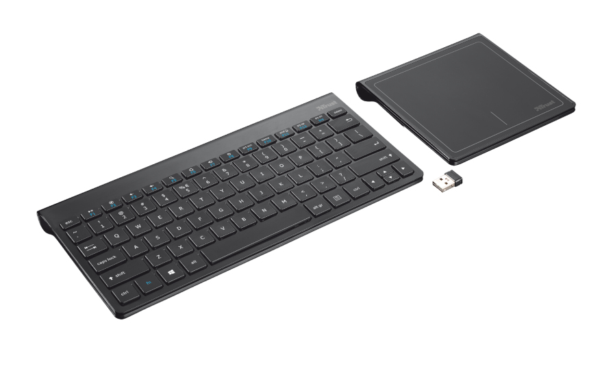 Trust Wireless & Touchpad keyboard RF Wireless QWERTY Italian Black