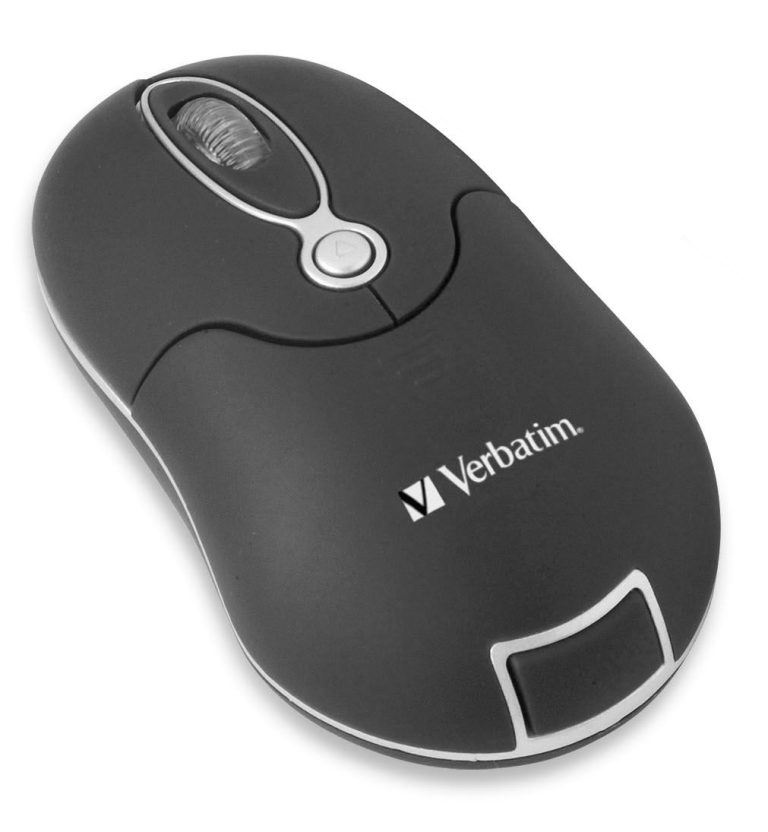 Verbatim Optical Wireless Travel - Black mouse RF Wireless