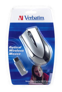 Verbatim Wireless Optical Desktop mouse RF Wireless 800 DPI